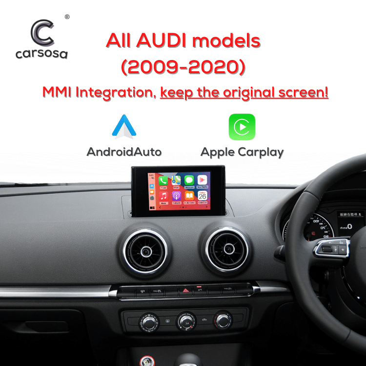 Apple Carplay for Audi A3, A4, A5, A6, A7/A8, Q2 and Q7
