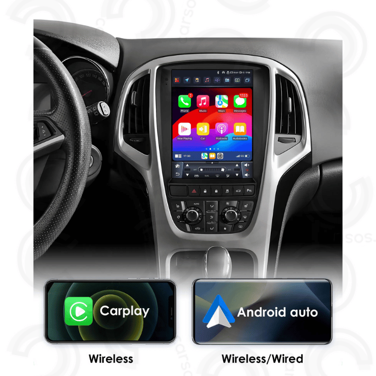 Vauxhall Opel Astra J | 2009-15 | Apple CarPlay & Android Auto | 9.7" Vertical Car Radio