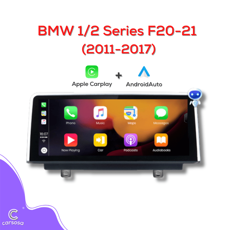 BMW 1/2 Series F20/21 | 2011-17 |Apple CarPlay & Android Auto | 10.25" Wireless Car Radio