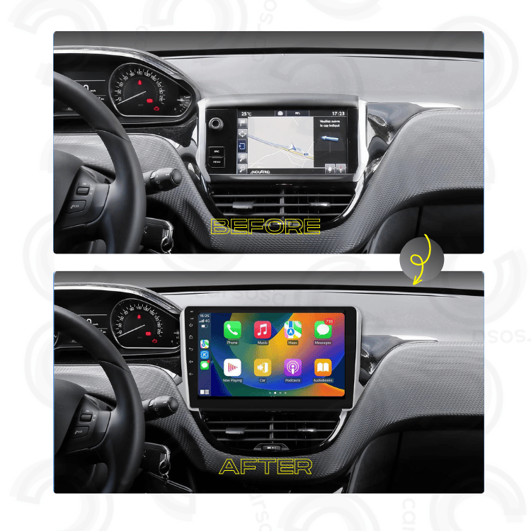 Peugeot  | 2012-18 | Apple CarPlay & Android Auto | 9" Car Radio