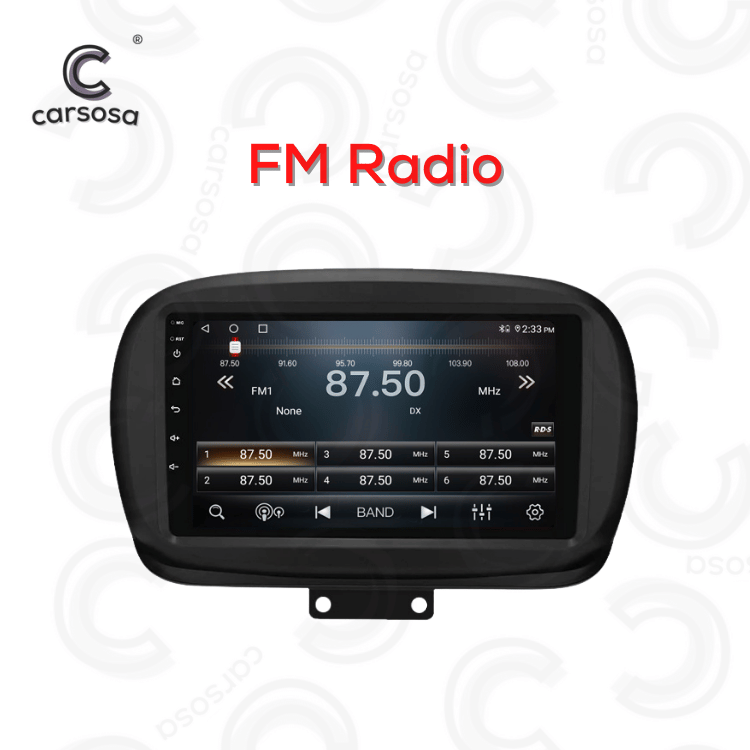 FIAT 500X | 2014-2020 | Apple CarPlay & Android Auto | 7" Car Radio