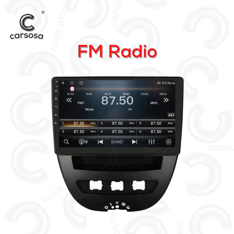 Toyota Aygo, Peugeot 107 & Citroen C1 | Apple CarPlay & Android Auto | 7.0" Car Radio