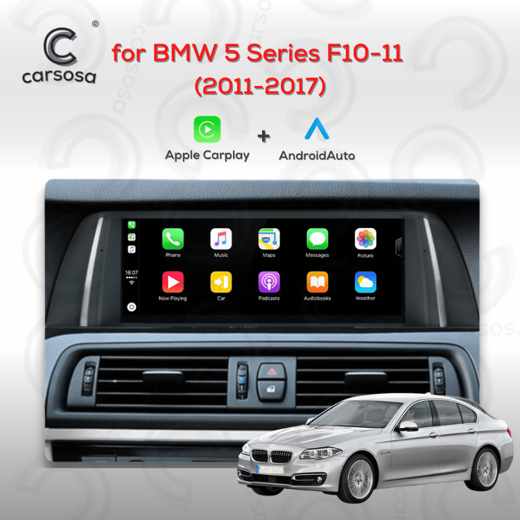 BMW 5 Series F10/11 | 2011-17 | Apple CarPlay & Android Auto | 10.25" Car Radio