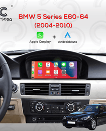 BMW 5 Series E60-E64 | 2004-10 | Apple CarPlay & Android Auto | 10.25